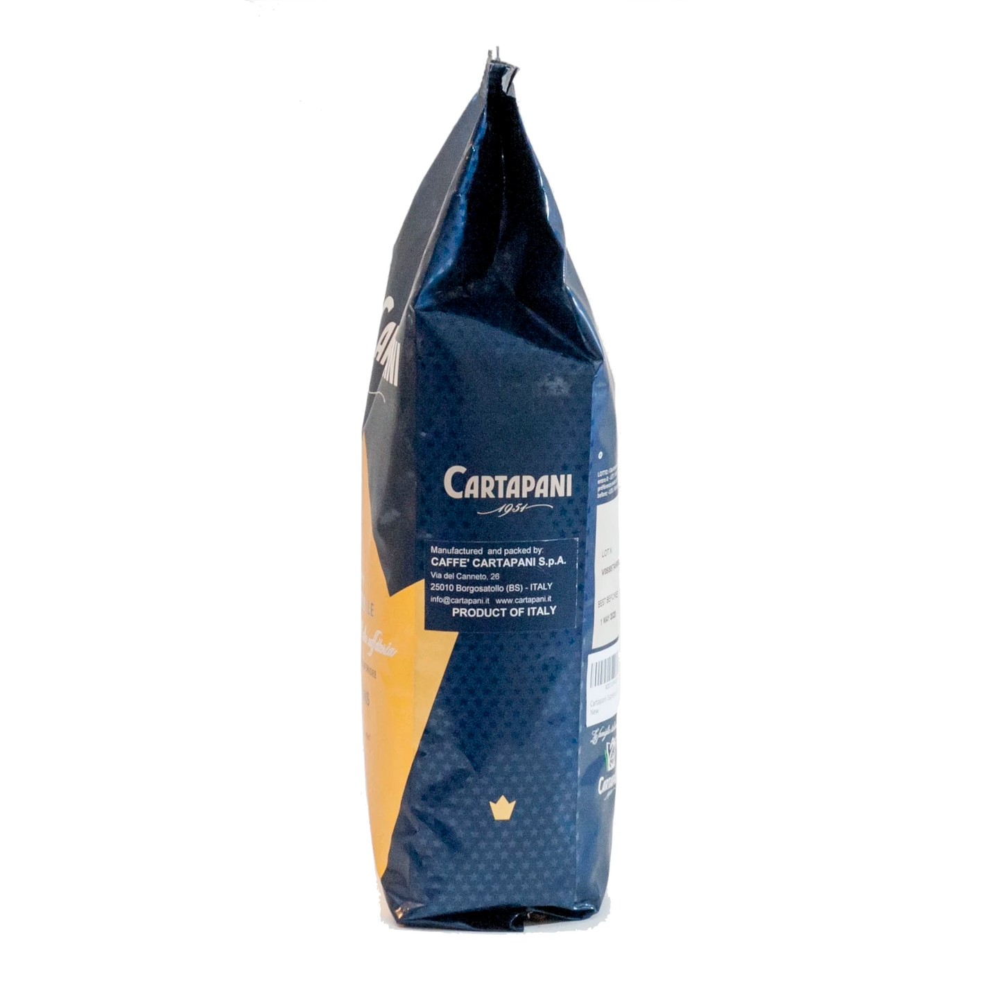 Side Cinquestelle Espresso Whole Bean Coffee - Gaztronomy